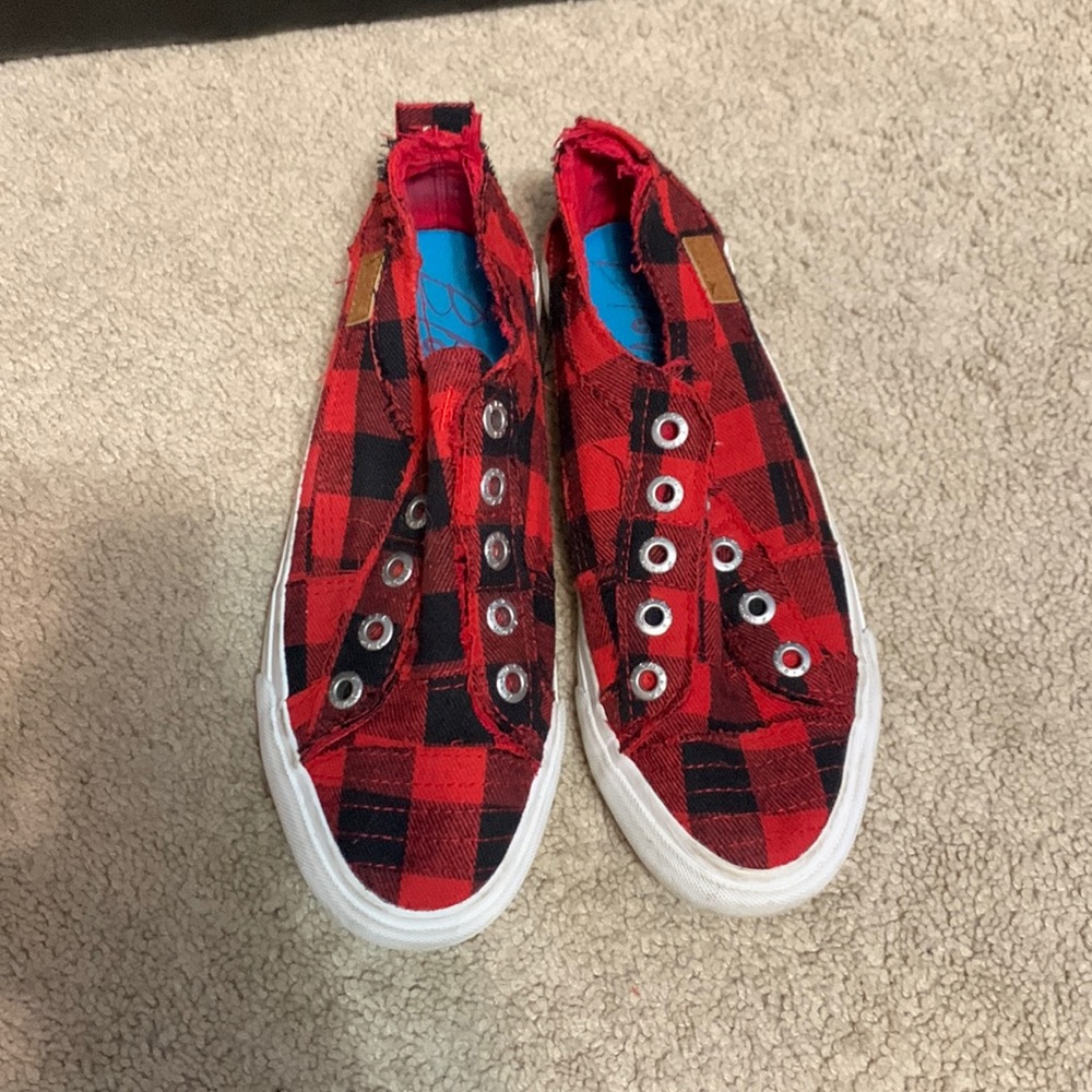 plaid shoes
